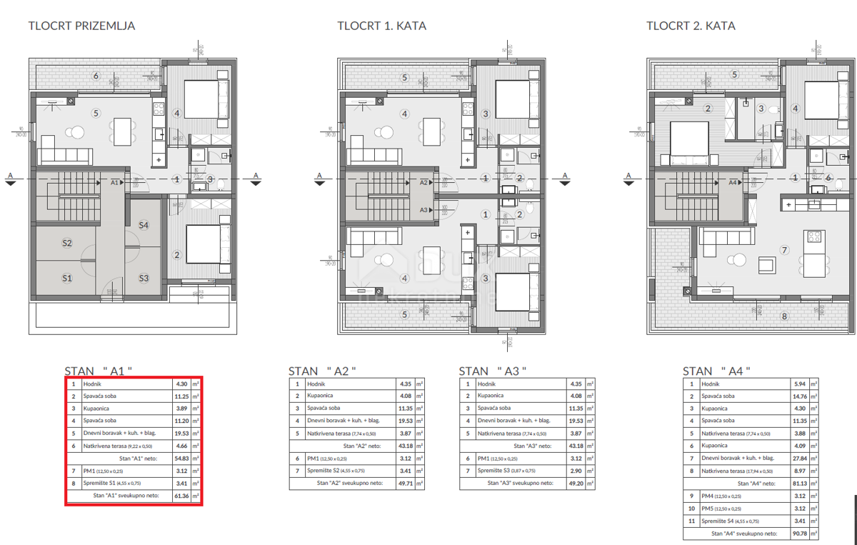 Valdebek, Pula, 60m2