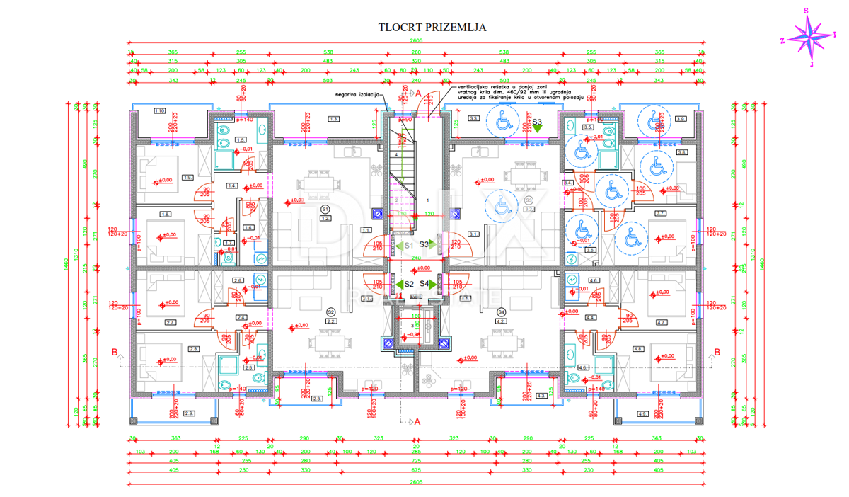 ISTRA, TAR - Apartma v pritličju 63,23 m2, bližina infrastruktur