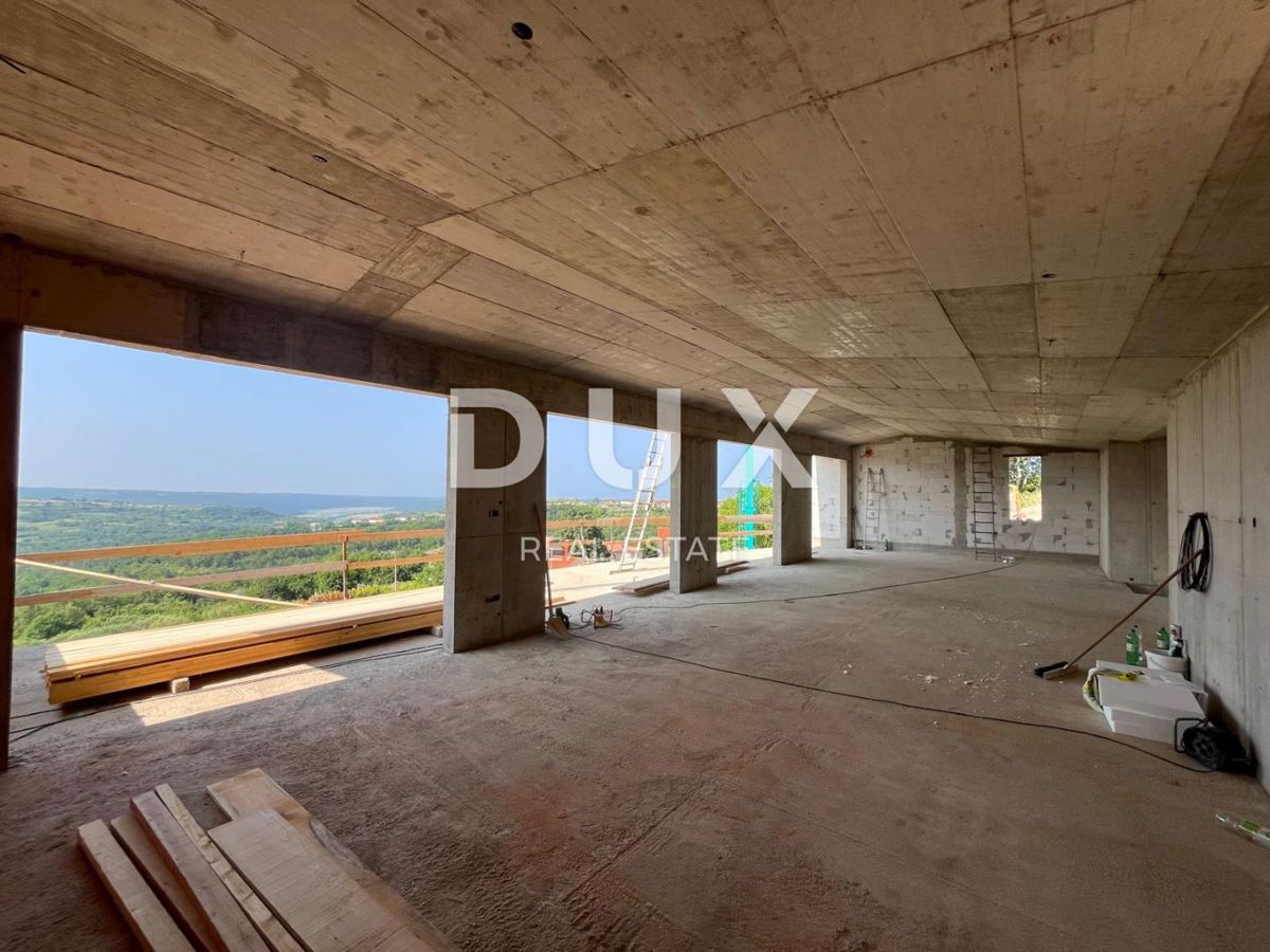 ISTRA, KRASICA - moderna samostojna vila z bazenom s panoramskim razgledom in garažo
