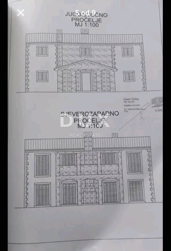 ISTRA, VALTURA - Zemljišče z gradbenim dovoljenjem za hišo z bazenom