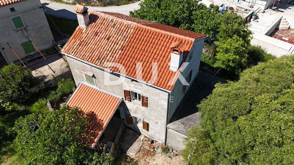 ISTRA, RABAC (OKOLICA) - Kamnita hiša s pogledom na morje