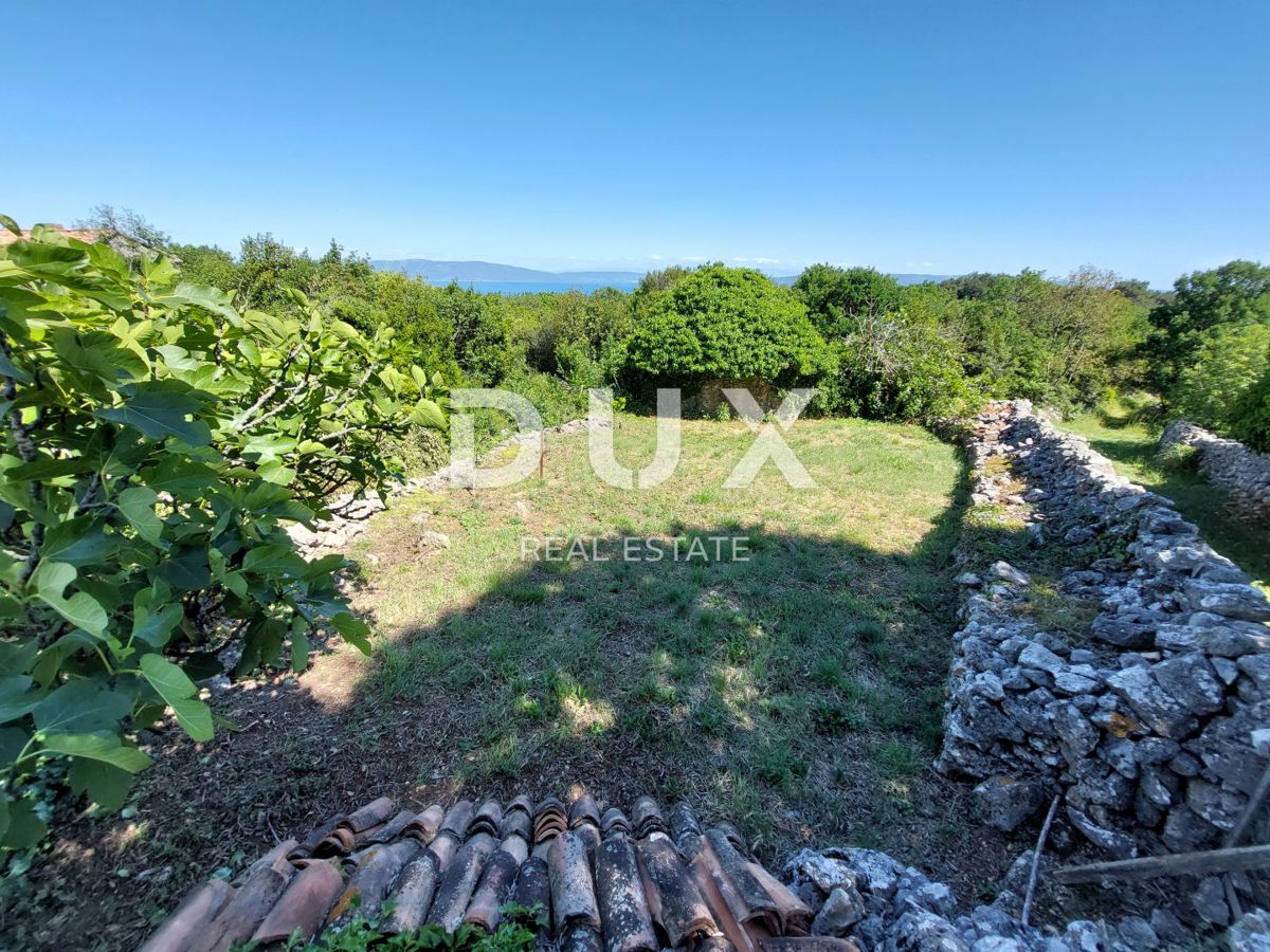 ISTRA, RABAC (OKOLICA) - Kamnita hiša s pogledom na morje