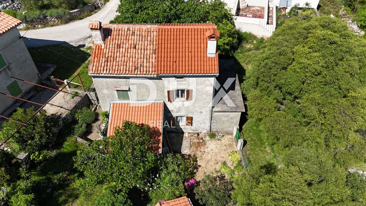 ISTRA, RABAC (OKOLICA) - Kamnita hiša s pogledom na morje