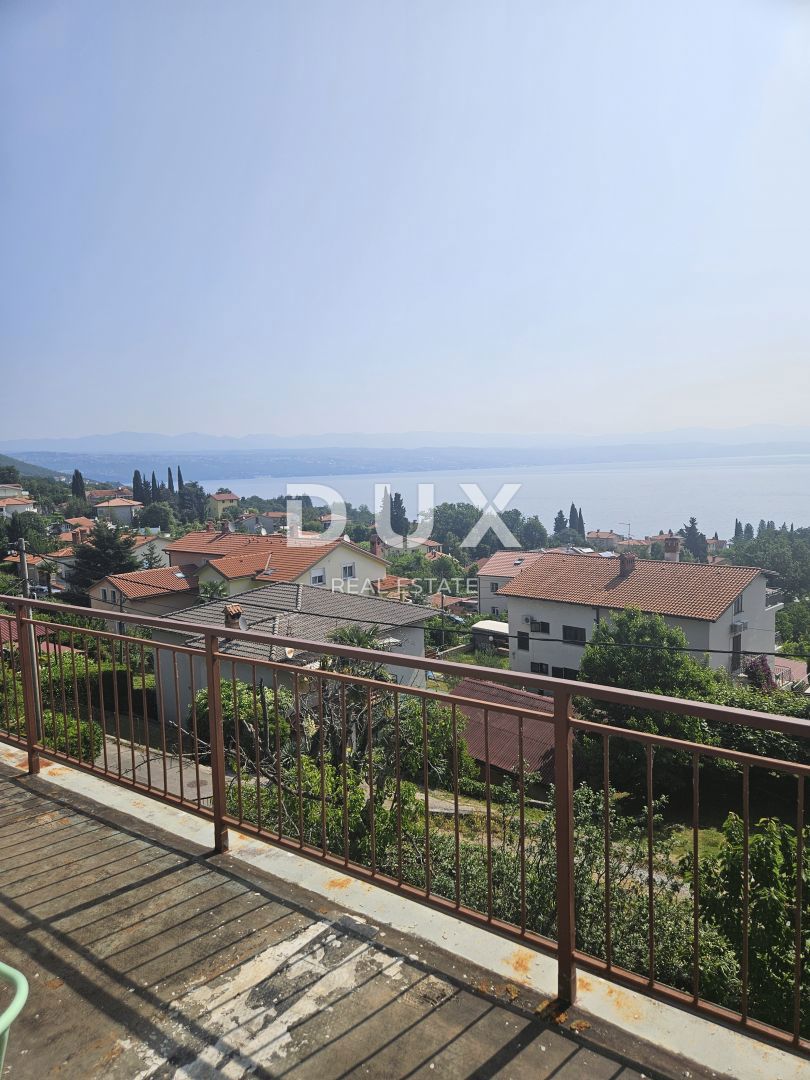 OPATIJA, IKA - 2 apartmaja 143m2 (80m2 + 63m2) pritličje in 2. nadstropje s pogledom na morje + skupna površina 250m2