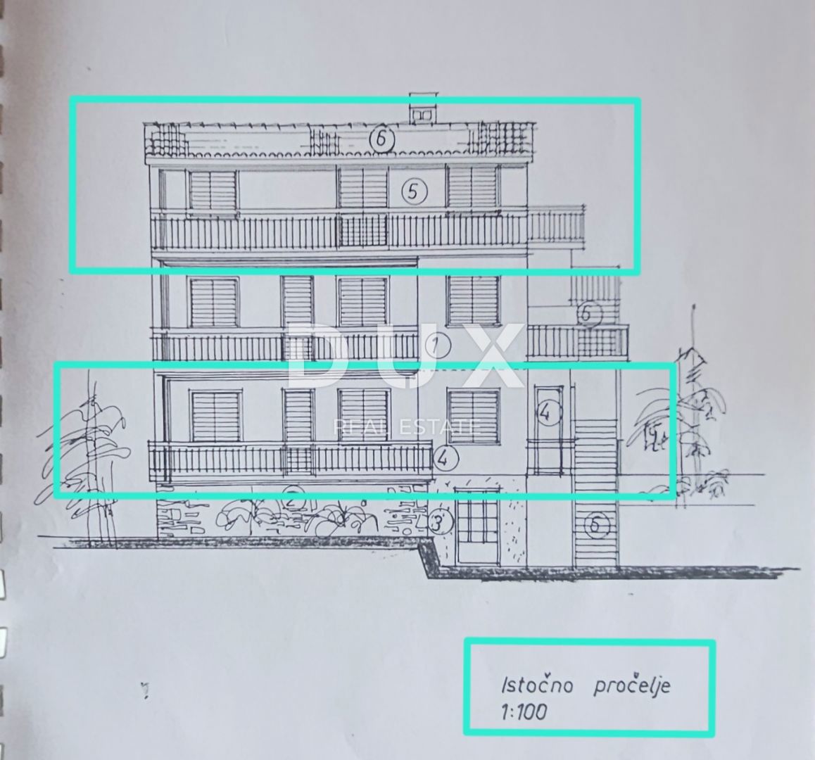 OPATIJA, IKA - 2 apartmaja 143m2 (80m2 + 63m2) pritličje in 2. nadstropje s pogledom na morje + skupna površina 250m2