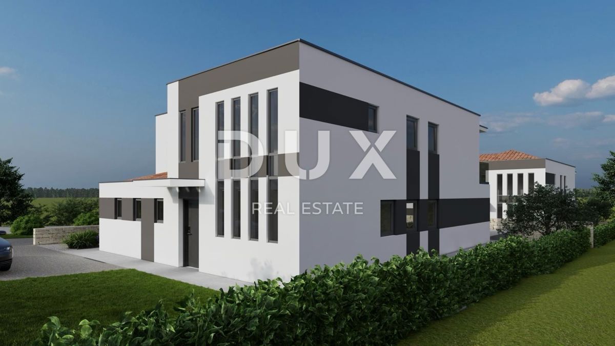 ISTRA, VIŠNJAN - Gradbeno zemljišče z oddanim zahtevkom za gradnjo dveh samostojnih modernih vil
