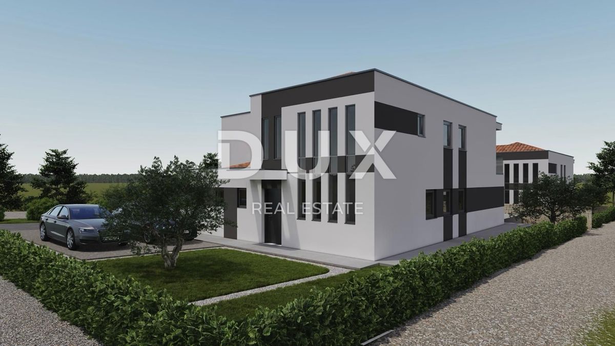 ISTRA, VIŠNJAN - Gradbeno zemljišče z oddanim zahtevkom za gradnjo dveh samostojnih modernih vil