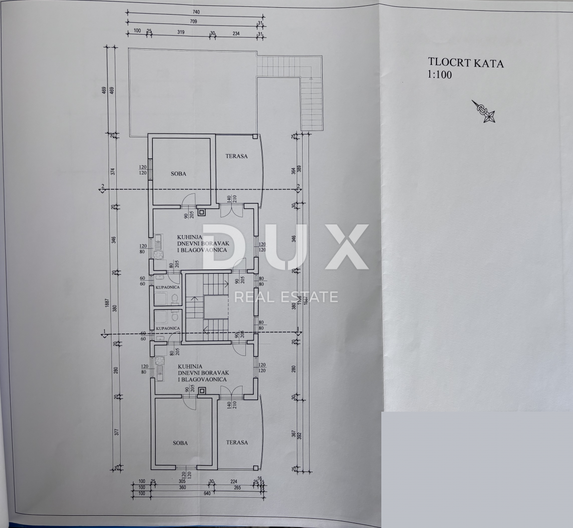 ZADAR, BIBINJE - Apartmajska hiša 150 m od morja