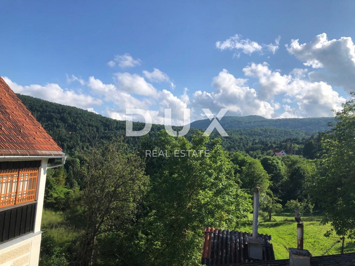 GORSKI KOTAR, LUKOVDOL - hiša z velikim vrtom