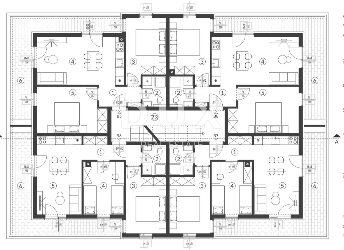 Stanovanje Šikići, Pula, 53,46m2