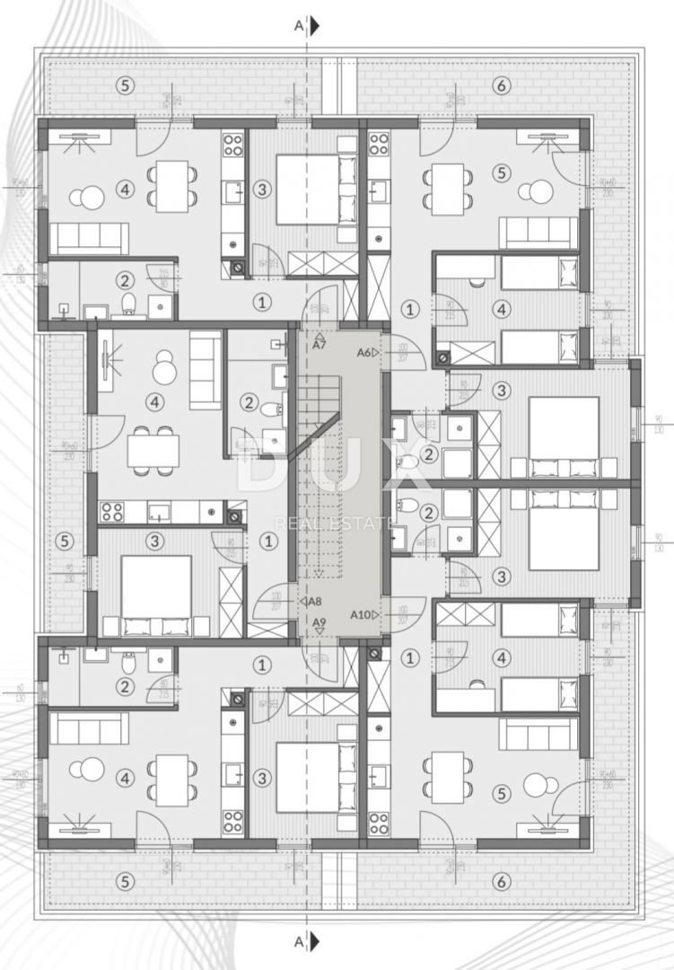 Stanovanje Šikići, Pula, 53,46m2