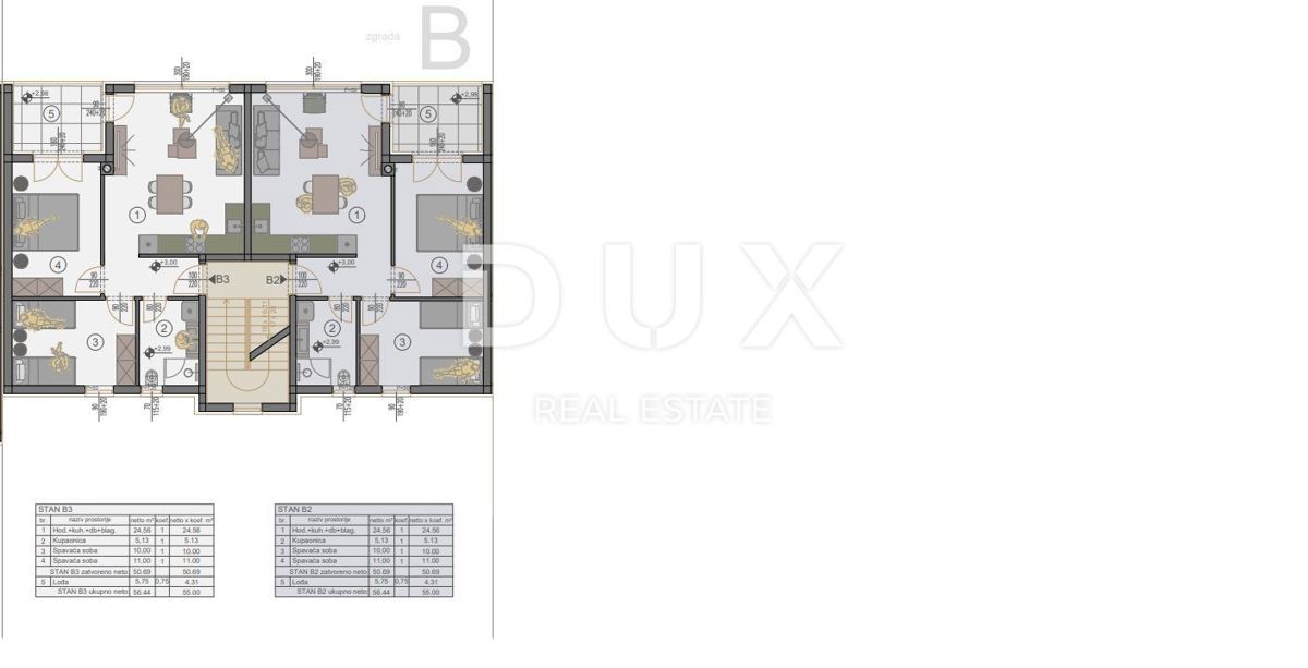 ISTRA, ŠTINJAN Apartma s teraso in pogledom na morje v novem projektu!