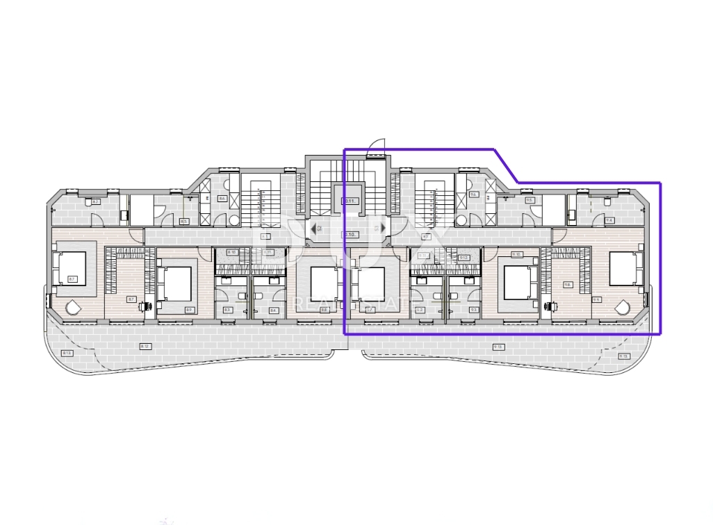 OPATIJA, CENTER - ekskluzivno dvonadstropno penthouse stanovanje s strešnim bazenom in edinstvenim pogledom na morje