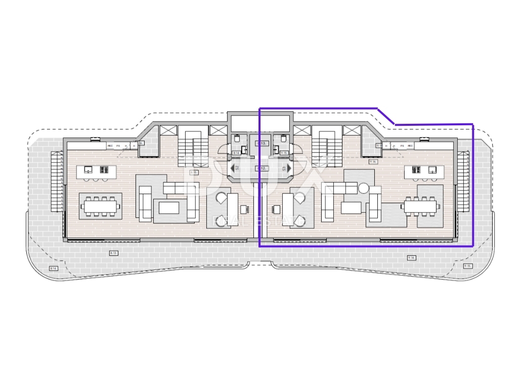 OPATIJA, CENTER - ekskluzivno dvonadstropno penthouse stanovanje s strešnim bazenom in edinstvenim pogledom na morje