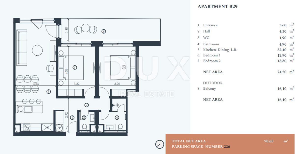 Stanovanje Savudrija, Umag, 103,60m2