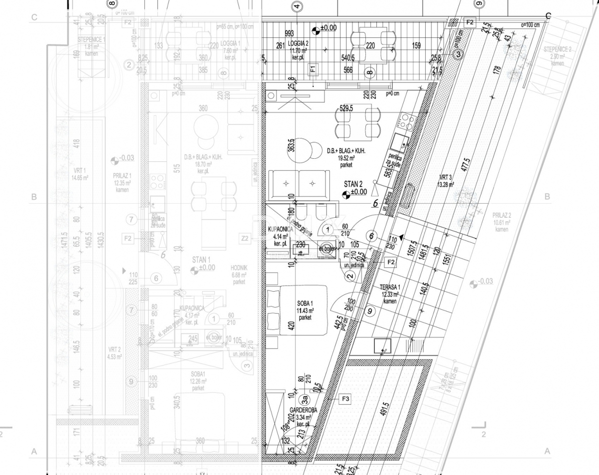 MALI LOŠINJ, CENTER - Stanovanje v novogradnji z garažnim parkirnim mestom - REDKO