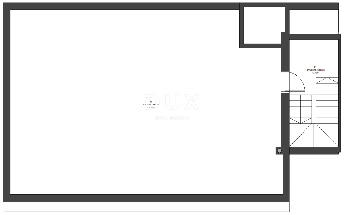 ZADAR, ZATON - Vrhunski penthouse z dvigalom 45 metrov od plaže! A10