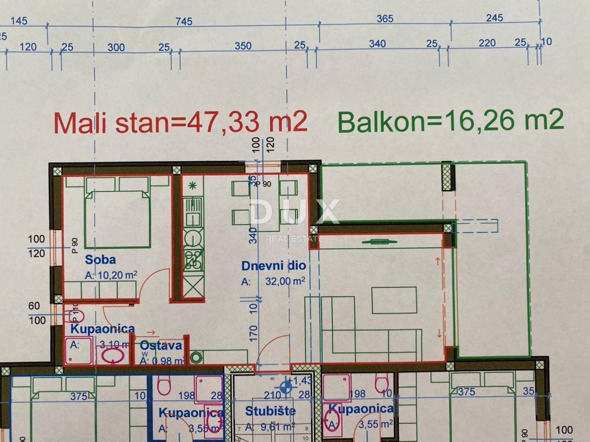 RIJEKA, DRENOVA - ekskluzivno stanovanje v NOVOGRADNJI v 1. nadstropju z balkonom + 2 parkirnima mestoma! PRILOŽNOST!