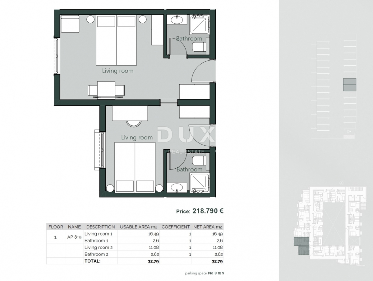 CRIKVENICA - Luksuzni apartmaji v prestižnem hotelskem kompleksu