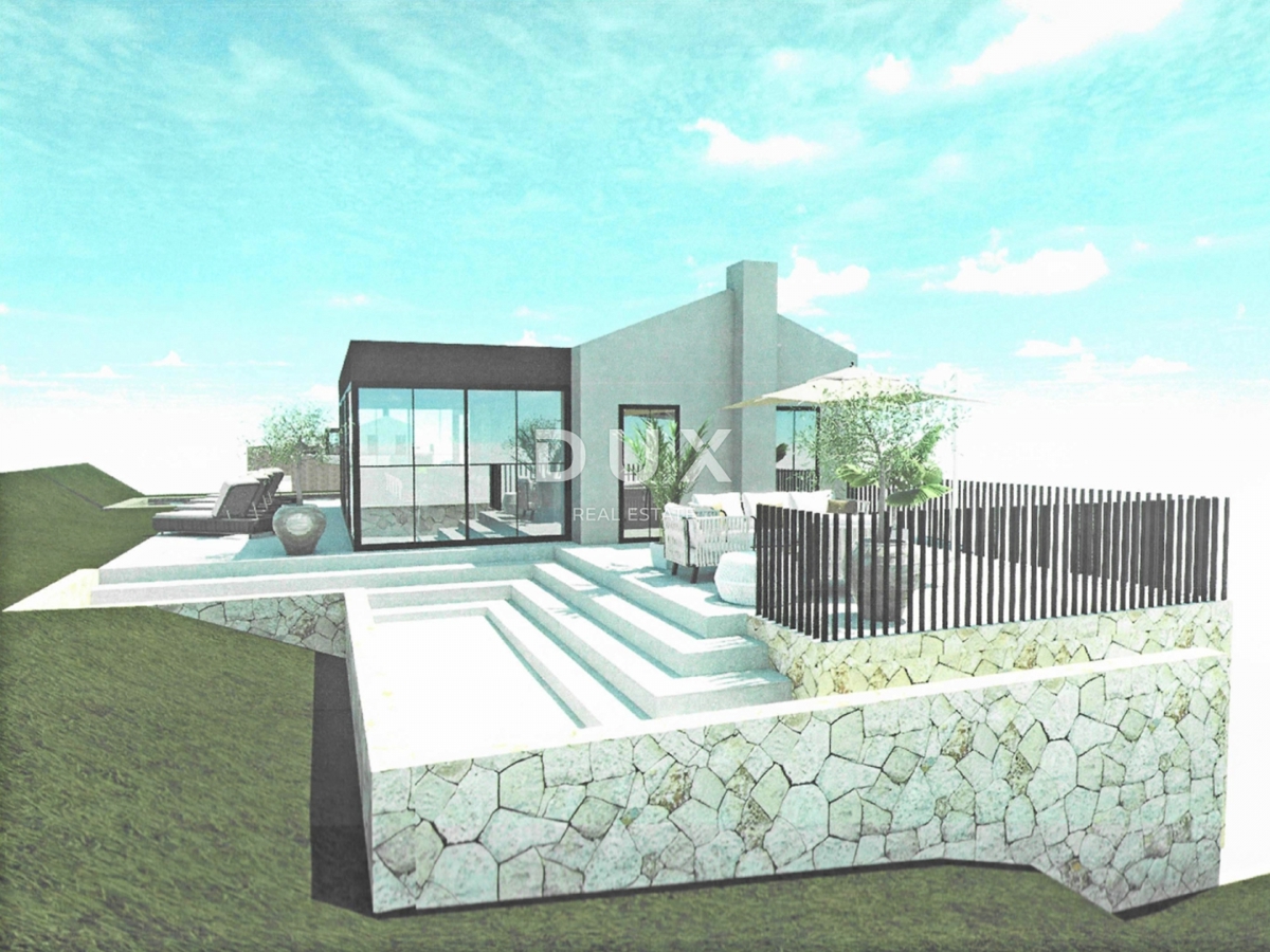 ISTRA, CEROVLJE - Samostojna hiša s panoramskim razgledom