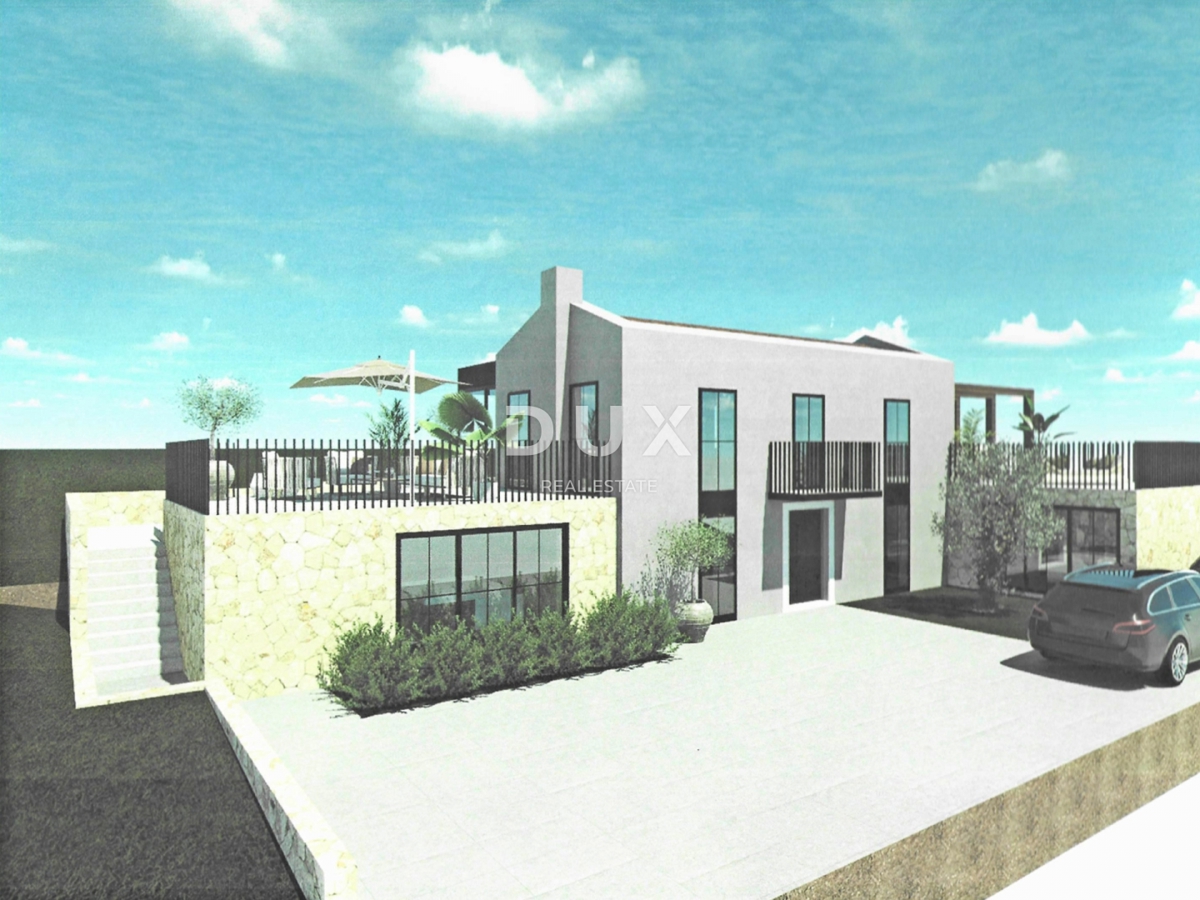 ISTRA, CEROVLJE - Samostojna hiša s panoramskim razgledom