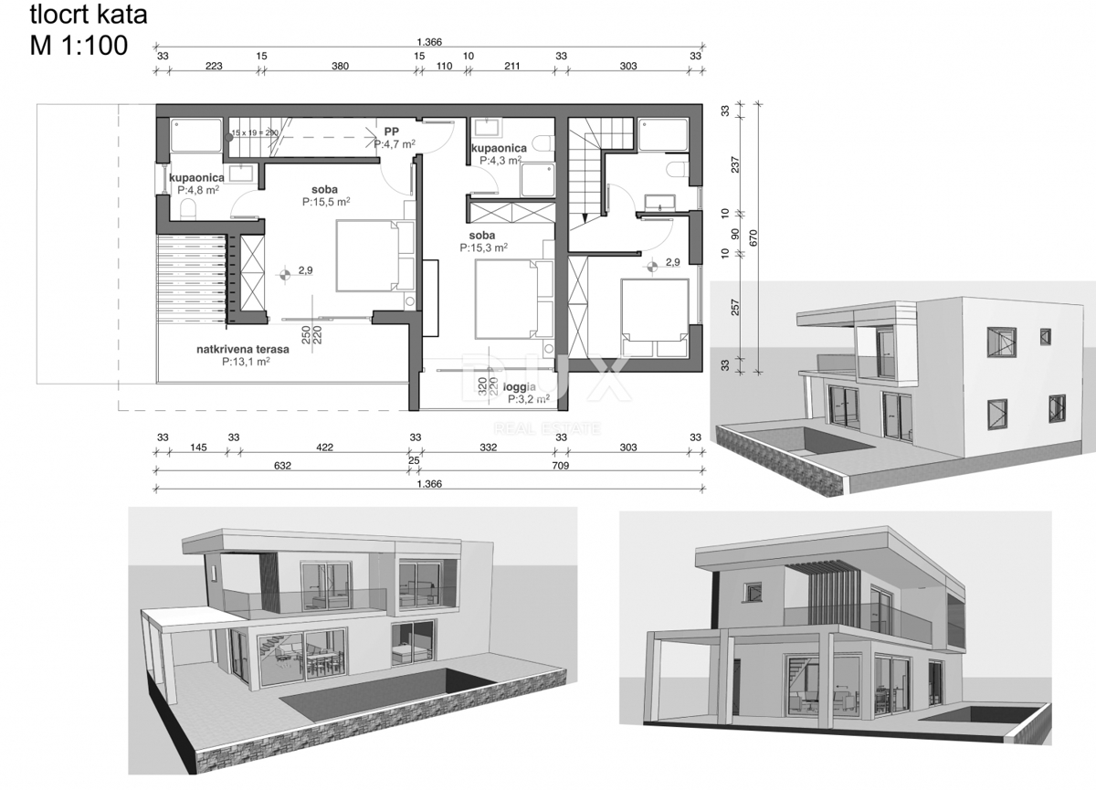 DUGI OTOK, ŽMAN - luksuzna vila z bazenom in ločenim apartmajem