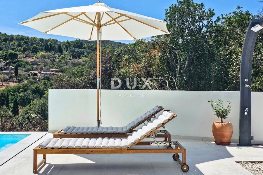 DUGI OTOK, ŽMAN - luksuzna vila z bazenom in ločenim apartmajem