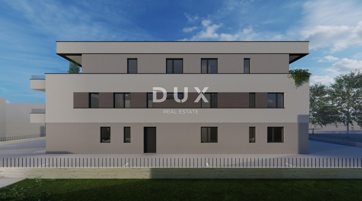 OTOK PAG, MANDRE - Moderna novogradnja v pritličju 80 metrov od plaže! S3