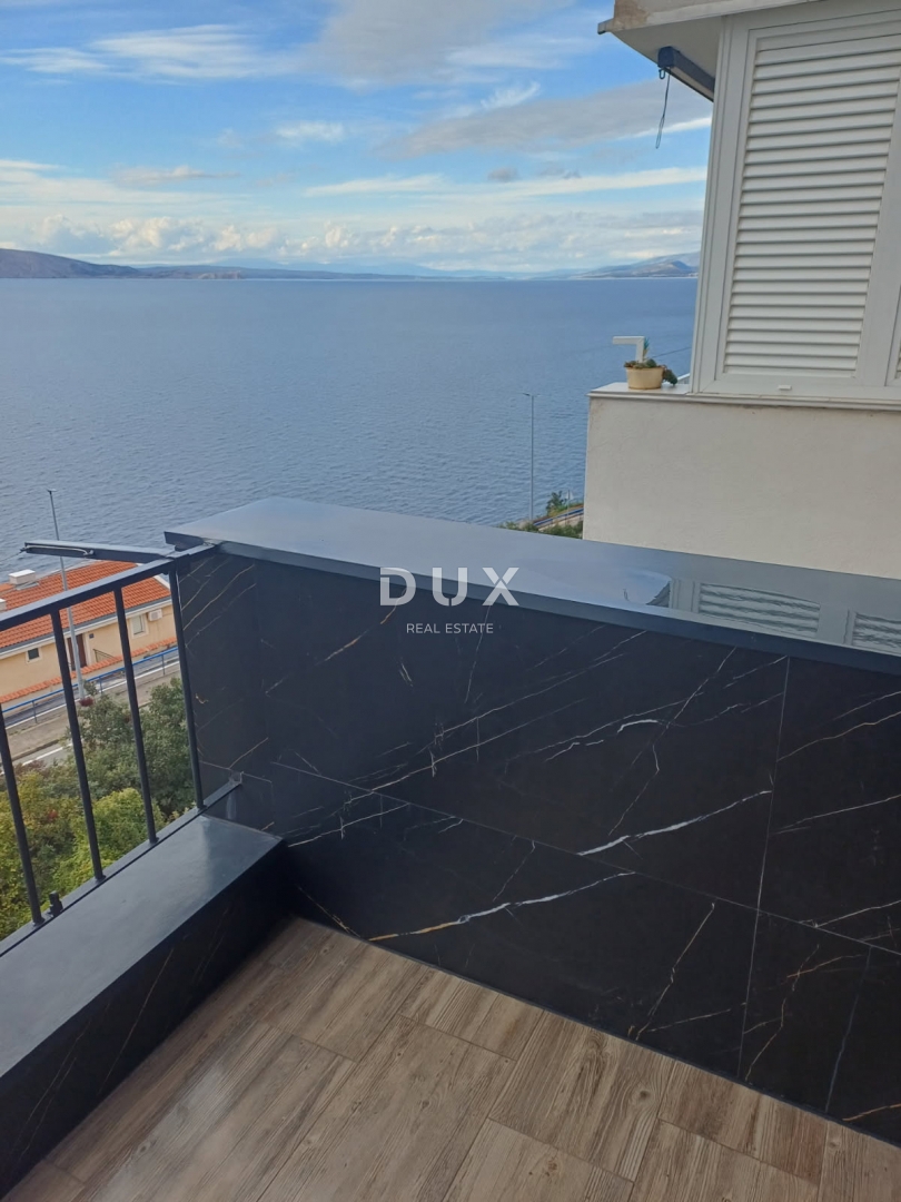 SENJ - privlačen studio apartma, balkon, pogled na morje