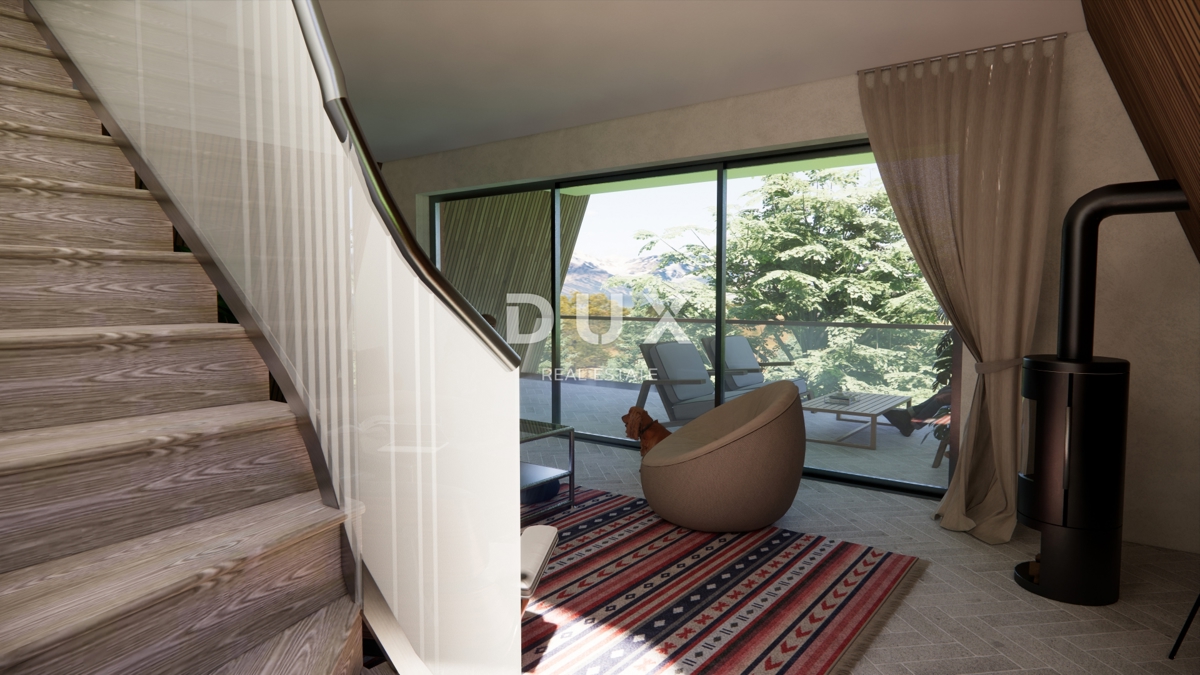 GORSKI KOTAR, STARI LAZ - zemljišče z gradbenim dovoljenjem za gradnjo 4 gorskih vil