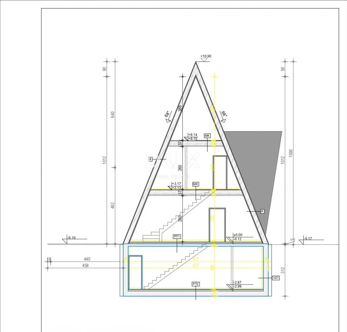 GORSKI KOTAR, STARI LAZ - zemljišče z gradbenim dovoljenjem za gradnjo 4 gorskih vil