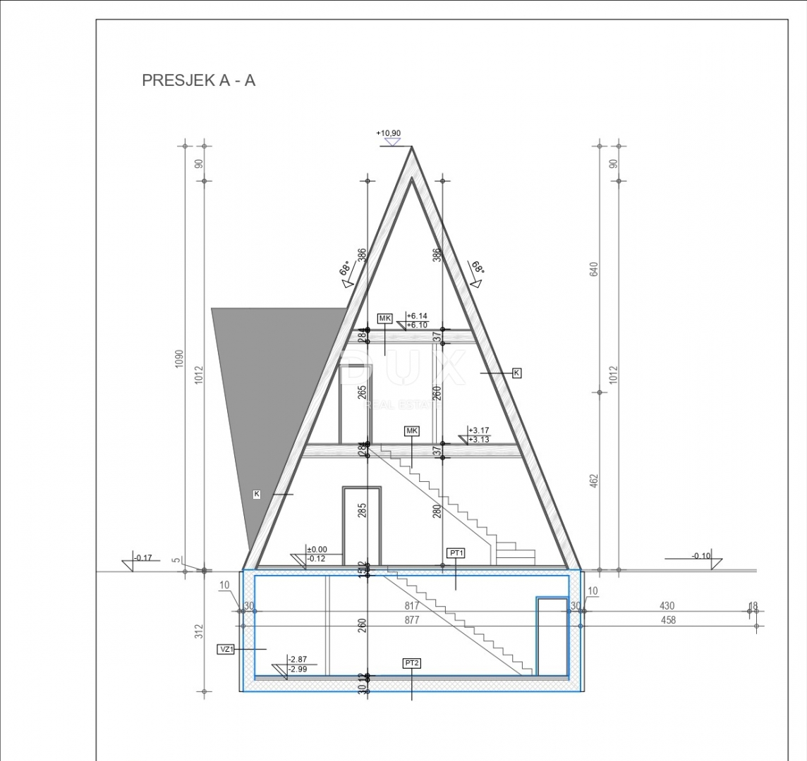 GORSKI KOTAR, STARI LAZ - zemljišče z gradbenim dovoljenjem za gradnjo 4 gorskih vil