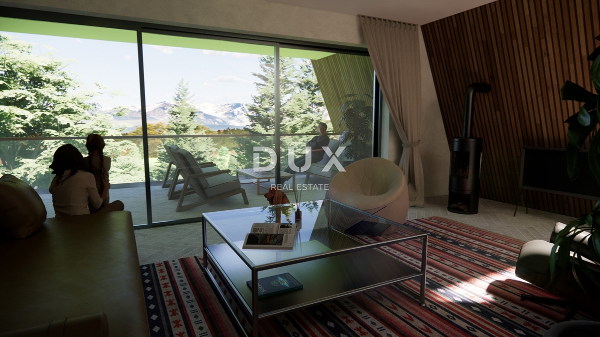 GORSKI KOTAR, STARI LAZ - zemljišče z gradbenim dovoljenjem za gradnjo 4 gorskih vil