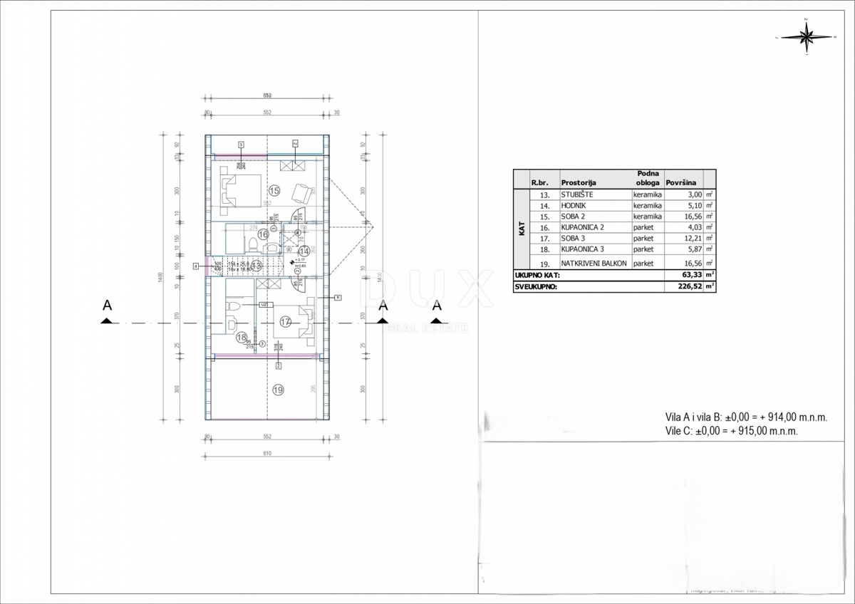 GORSKI KOTAR, STARI LAZ - zemljišče z gradbenim dovoljenjem za gradnjo 4 gorskih vil