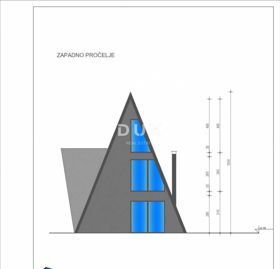 GORSKI KOTAR, STARI LAZ - zemljišče z gradbenim dovoljenjem za gradnjo 4 gorskih vil