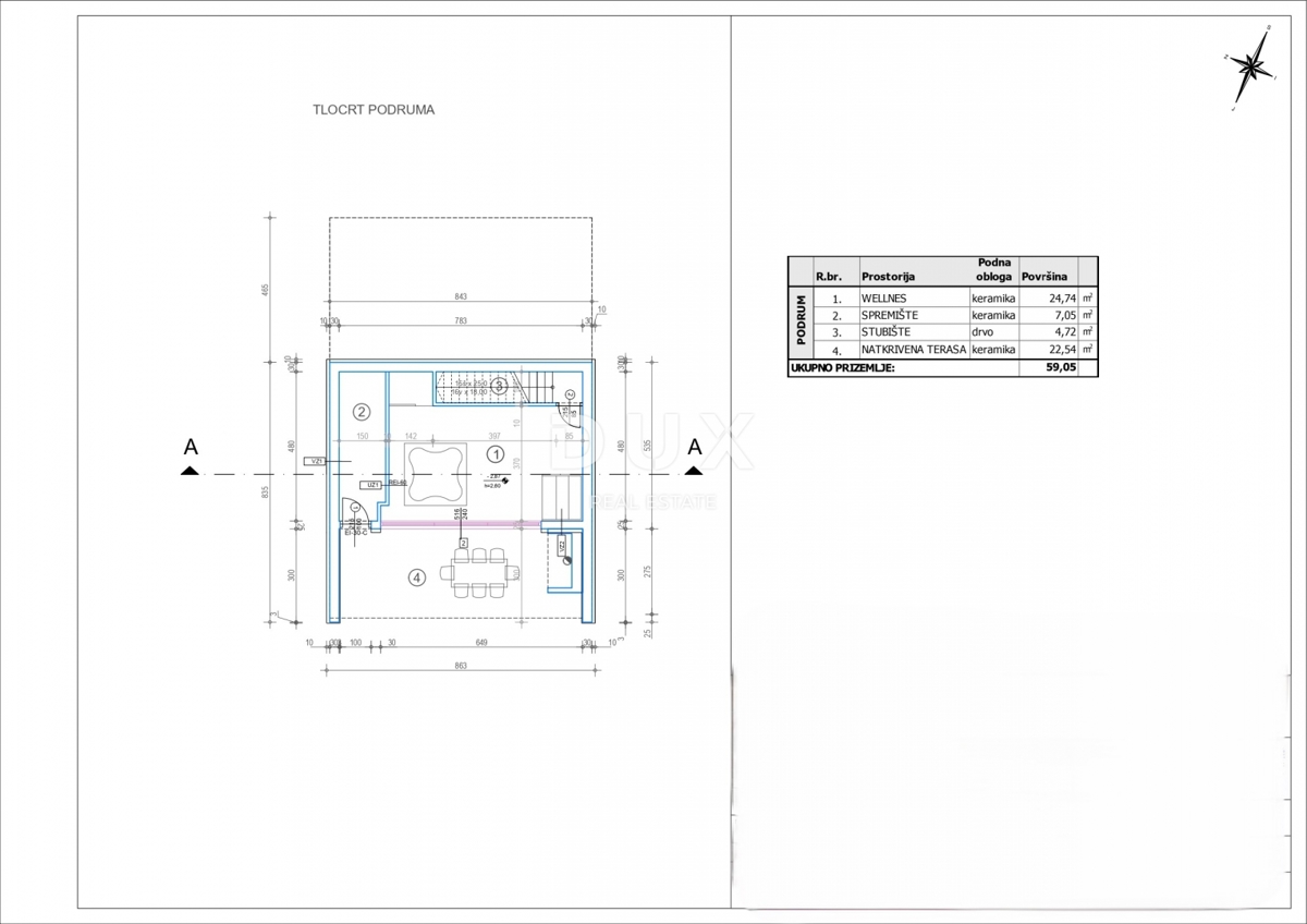 GORSKI KOTAR, STARI LAZ - zemljišče z gradbenim dovoljenjem za gradnjo 4 gorskih vil
