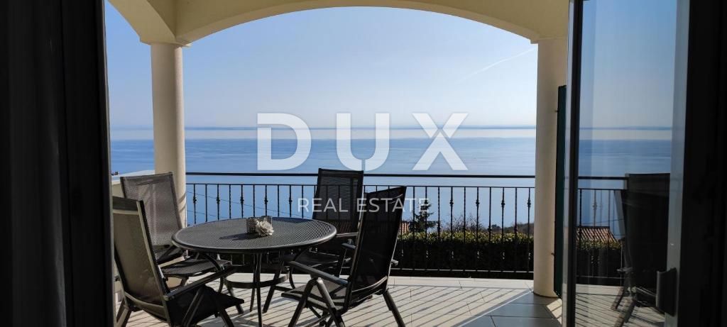 LOVRAN, LIGANJ - Hiša z vrhunskim vrtom in panoramskim pogledom na morje