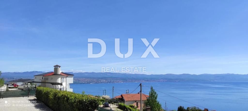 LOVRAN, LIGANJ - Hiša z vrhunskim vrtom in panoramskim pogledom na morje