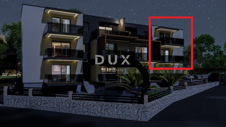 RIJEKA, PEHLIN, PODMURVICE - dvonadstropno stanovanje 101,24 m2 v novogradnji s pogledom na morje, dnevna soba + 2 spalnici. - STANOVANJE 3D