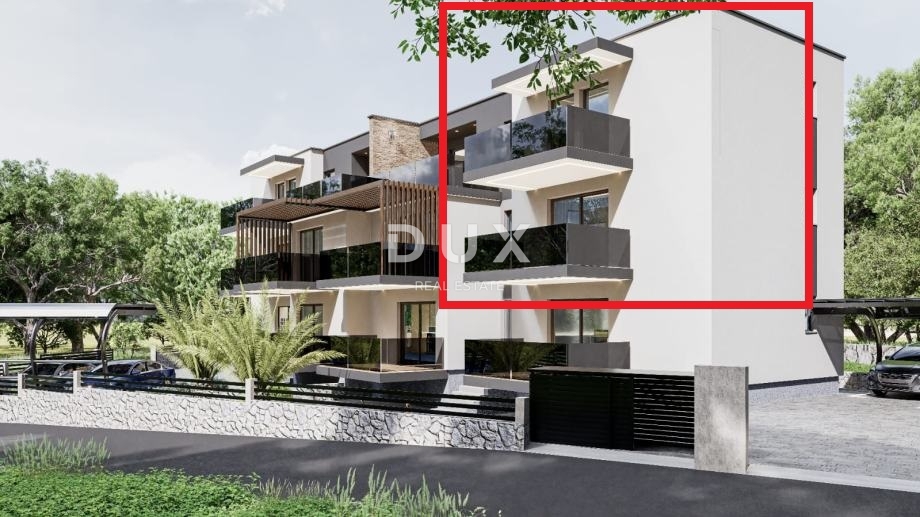 RIJEKA, PEHLIN, PODMURVICE - dvonadstropno stanovanje 101,24 m2 v novogradnji s pogledom na morje, dnevna soba + 2 spalnici. - STANOVANJE 3D