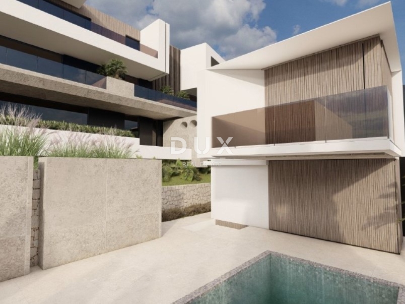 OPATIJA, IČIĆI - dizajnerska vila z bazenom in garažo 100m od plaže in znanega letovišča Marriott