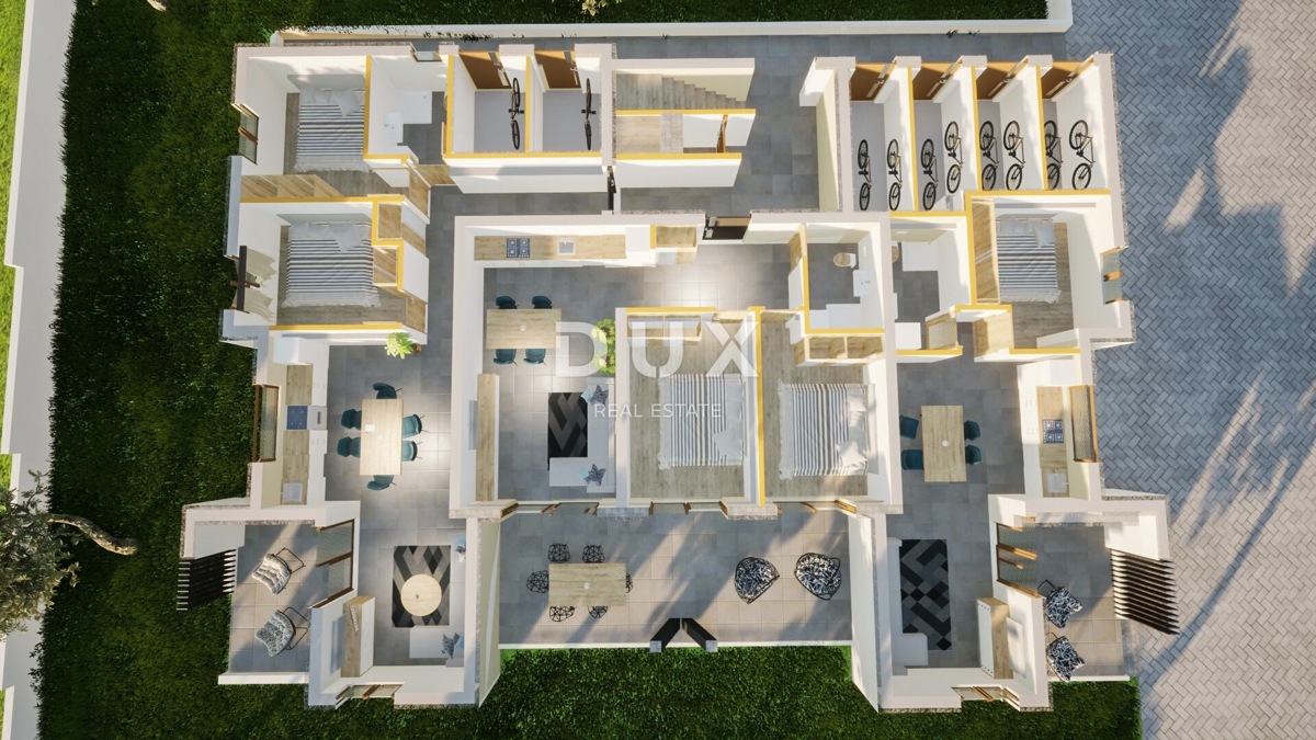 ŠIBENIK, VODICE – Pritlično stanovanje z dvoriščem v NOVOGRADNJI! PRILOŽNOST!