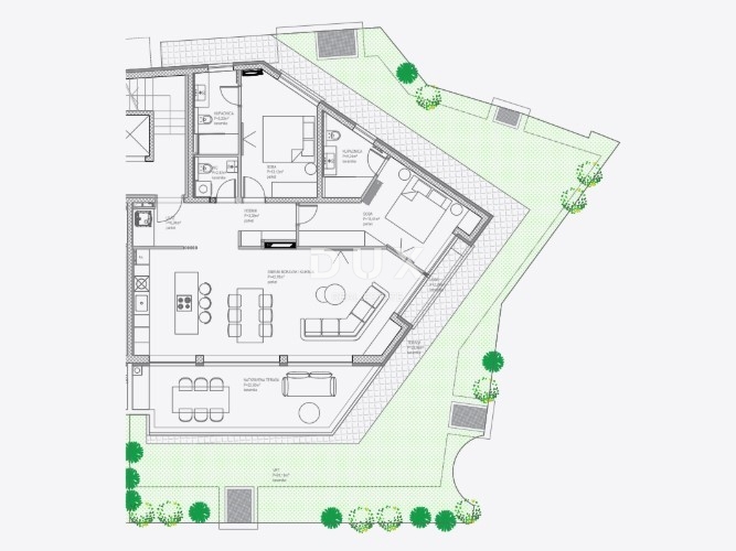 OPATIJA, CENTER - luksuzno stanovanje v novogradnji z wellnessom, fitnesom, garažo 