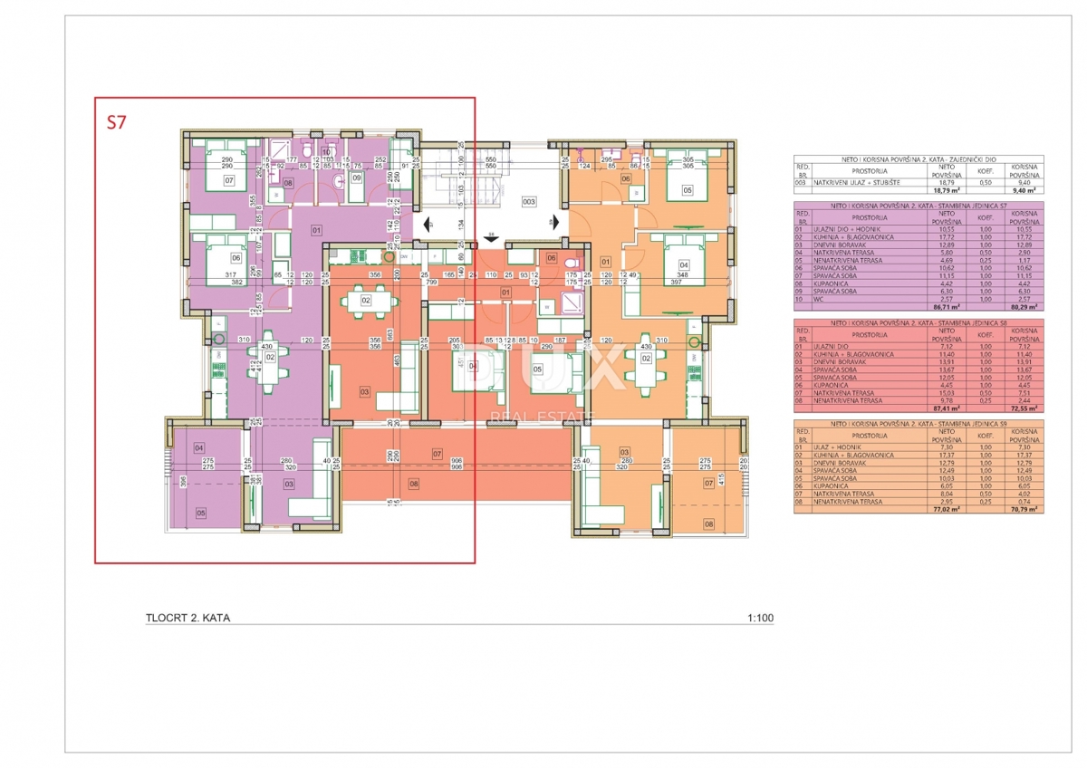 Stanovanje Vodice, 88,70m2