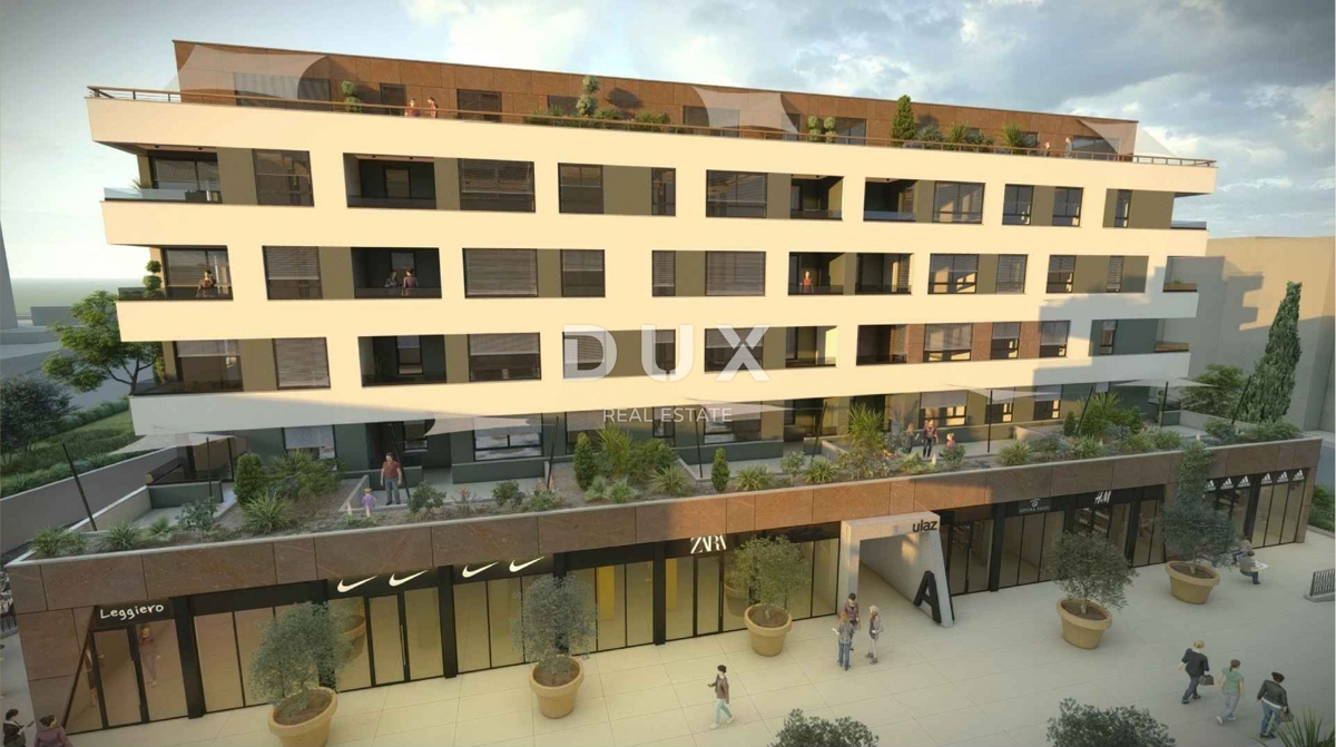 RIJEKA, SRDOČI - 1 spalnica + dnevna soba s 31m2 teraso v novogradnji z garažo