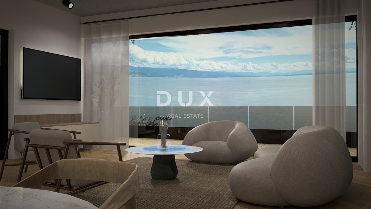 OPATIJA, IČIĆI - Penthouse s strešno teraso in zasebnim bazenom