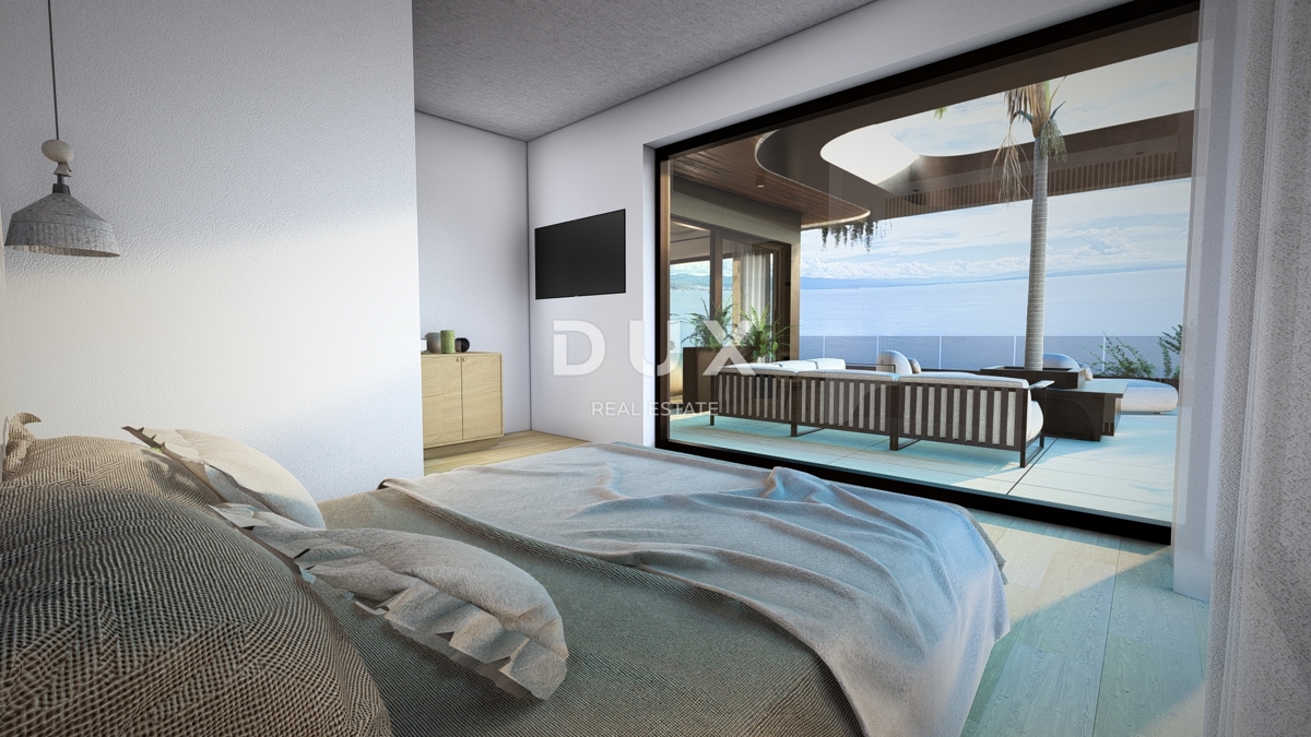 OPATIJA, IČIĆI - Penthouse s strešno teraso in zasebnim bazenom