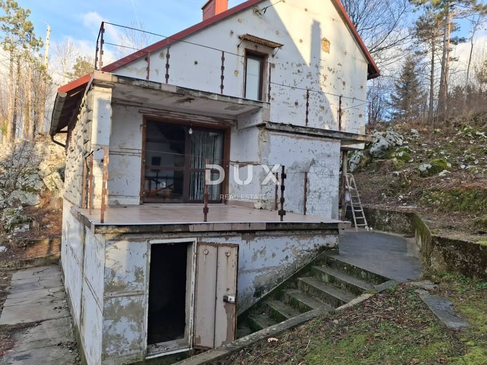 GORSKI KOTAR, FUŽINE - hiša 75 m2, idealna investicija, znižano!