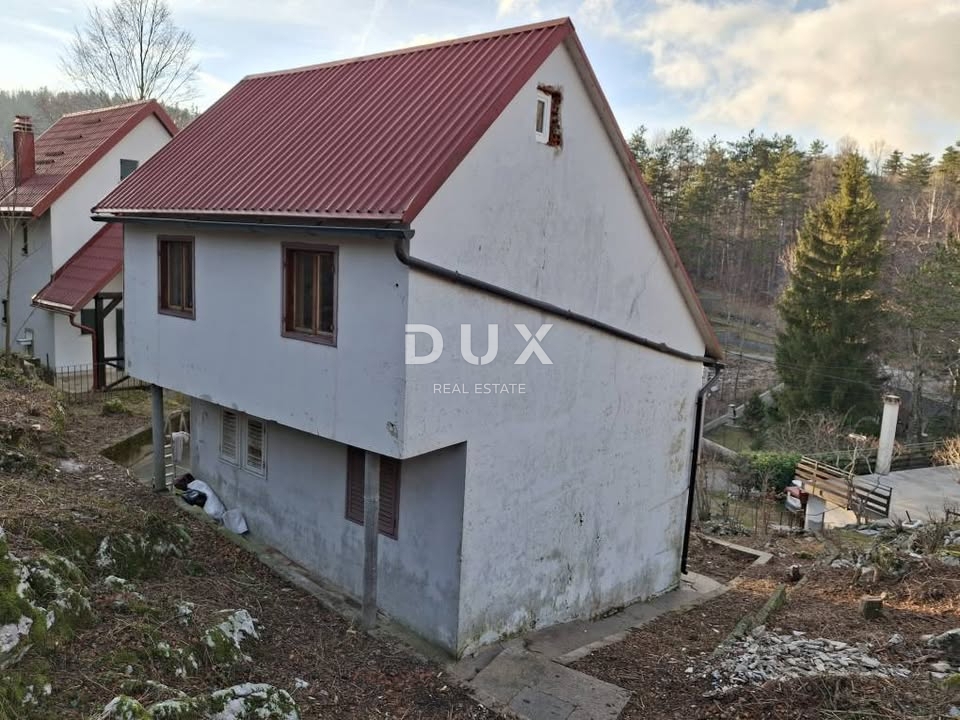 GORSKI KOTAR, FUŽINE - hiša 75 m2, idealna investicija, znižano!