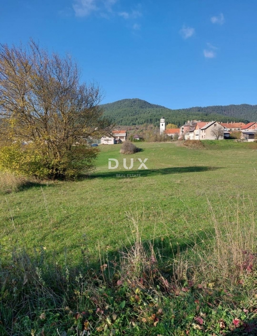 OTOČAC, VRHOVINE - Zazidljivo zemljišče, 1385 m2